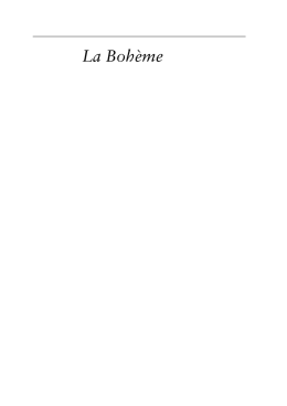 La Boh&egrave;me