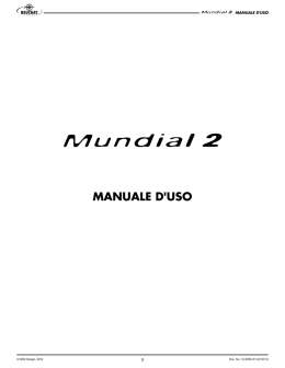 MANUALE D`USO