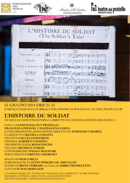 Teatro-carcere: "L`Histoire Du Soldat"