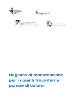 Registro di manutenzione