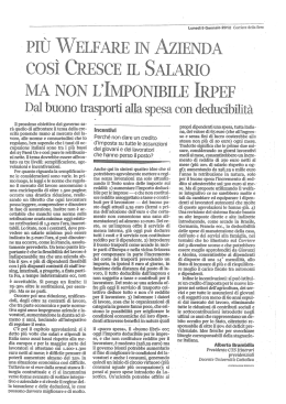 il prossimo obiettivo del governo sa r`a quello di afﬁontare il
