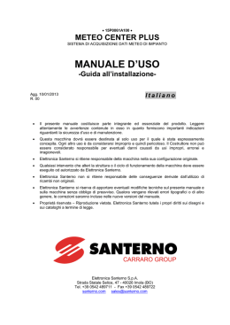 manuale d`uso