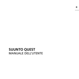 Manuale - Suunto