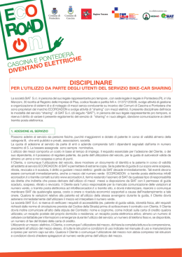 Disciplinare - Eco road on