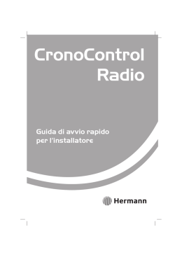 CronoControl Radio - Hermann Saunier Duval
