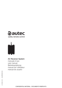 AC Receiver System manuale d`uso user manual
