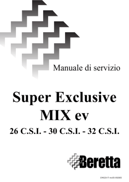 Manuale di servizio 26 C.S.I. - 30 C.S.I. - 32 C.S.I.