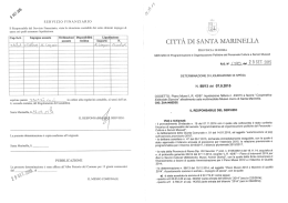 seavrzro FINANZIARIO - Comune di Santa Marinella