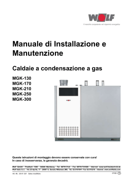 Manuale di Installazione e Manutenzione