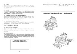 manuale di istruzioni , per uso e manutenzione - mbm