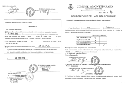 Page 1 Approvato e sottoscritto: COMUNE DI MONTEPARANO IL