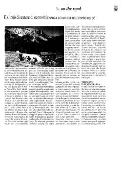 Page 1 ., on the road E si nu&ograve; discutere di economia senza