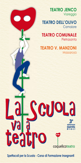 brochure degli spettacoli