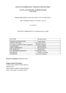 classe 2 d - Istituto Comprensivo Orvieto