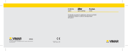 Controllo accessi e gestione utenze via BUS mediante chiave o card