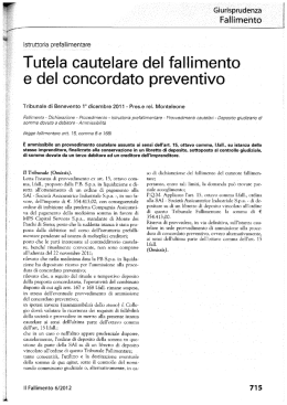 7. Tutela cautelare - Scuola di Formazione Ipsoa