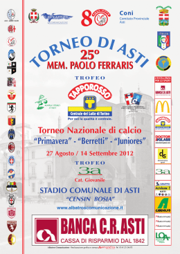 sfoglia il numero unico 2012 mem. "paolo ferraris"
