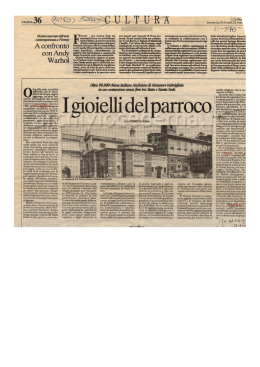 Oltre 90.000 chiese italiane rischiano di