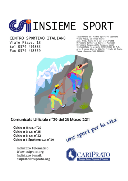 cu 29 - Centro Sportivo Italiano