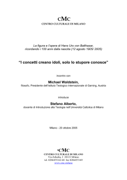 testo evento - Centro Culturale di Milano