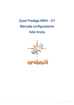 Zyxel Prestige 660H - D1 Manuale configurazione