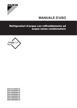 MANUALE D`USO