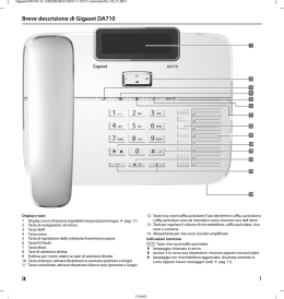 Manuale d`istruzioni