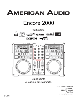 Encore 2000 - Audio-luci