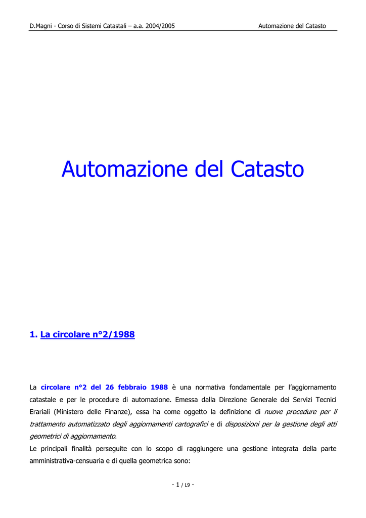 ARCHIVI DOCTE SCARICARE