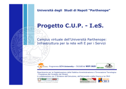 Diapositiva 1 - Università degli Studi di Napoli "Parthenope"