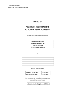Lotto 6) RC Auto LB 11.07.2012
