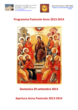 Clicca qui per scaricare il programma pastorale 2013-2014