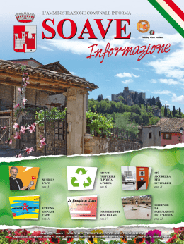 Soave Info n°1- 2013