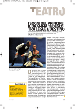 i sogni del principe il dramma tedesco tra legge e
