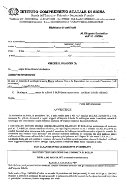 ` &Icirc; ISTITUTO COMPRENSIVO STATALE DI SIGNA `