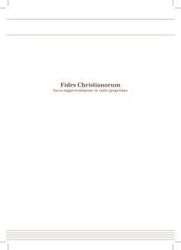 Libretto Fides Christianorum