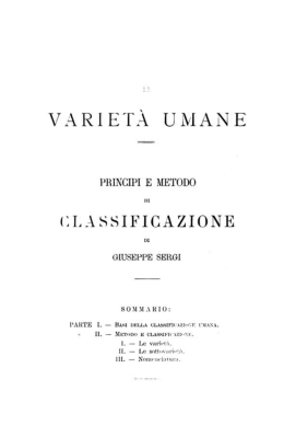 Page 1 VARI ET&Agrave; UMAN E PRINCIPI E METUD&Uuml;