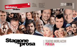 scarica il pdf - Teatro Stabile dell`Umbria