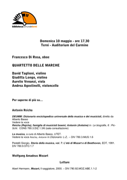 Domenica 10 maggio - ore 17.30 Terni