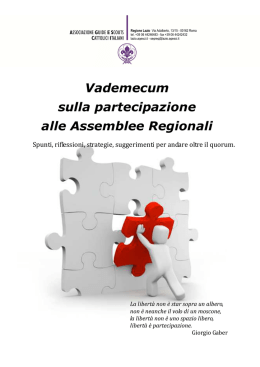 Vademecum Partecipazione