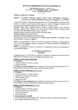 Del n. 005 - Istituto Comprensivo Statale di Reggello (FI)