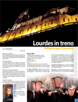 Lourdes in treno - Viaggi last minute: travelastminute.it
