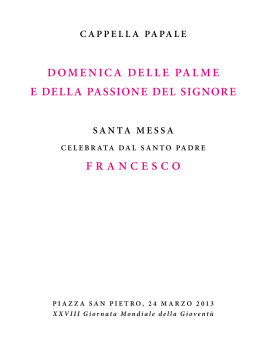 Domenica delle Palme 2013