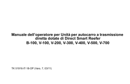 Scarica qui il manuale in italiano della gamma trascinati, serie V di