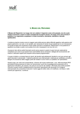 Scarica il PDF - Museo del Risparmio