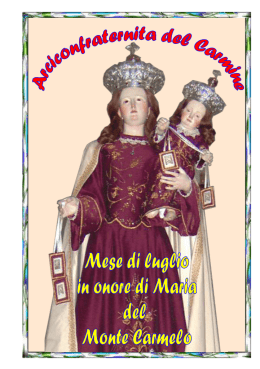 Mese in onore di Maria