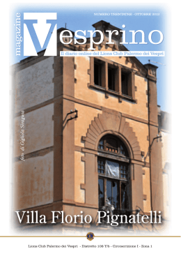 Villa Florio Pignatelli - Lions Palermo dei Vespri