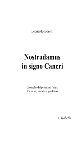 Un`estate con Nostradamus