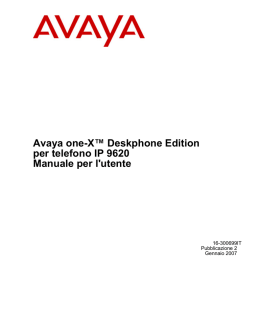 Manuale d`istruzioni