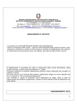 &ldquo;La scuola Tutte le c chiamate la costruz Il Regola scuola pr